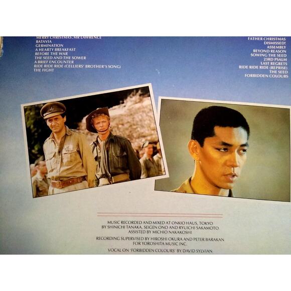 Merry Christmas Mr Lawrence Vinyl Record UK Forbidden Colours Hype David Bowie - Picture 5 of 5